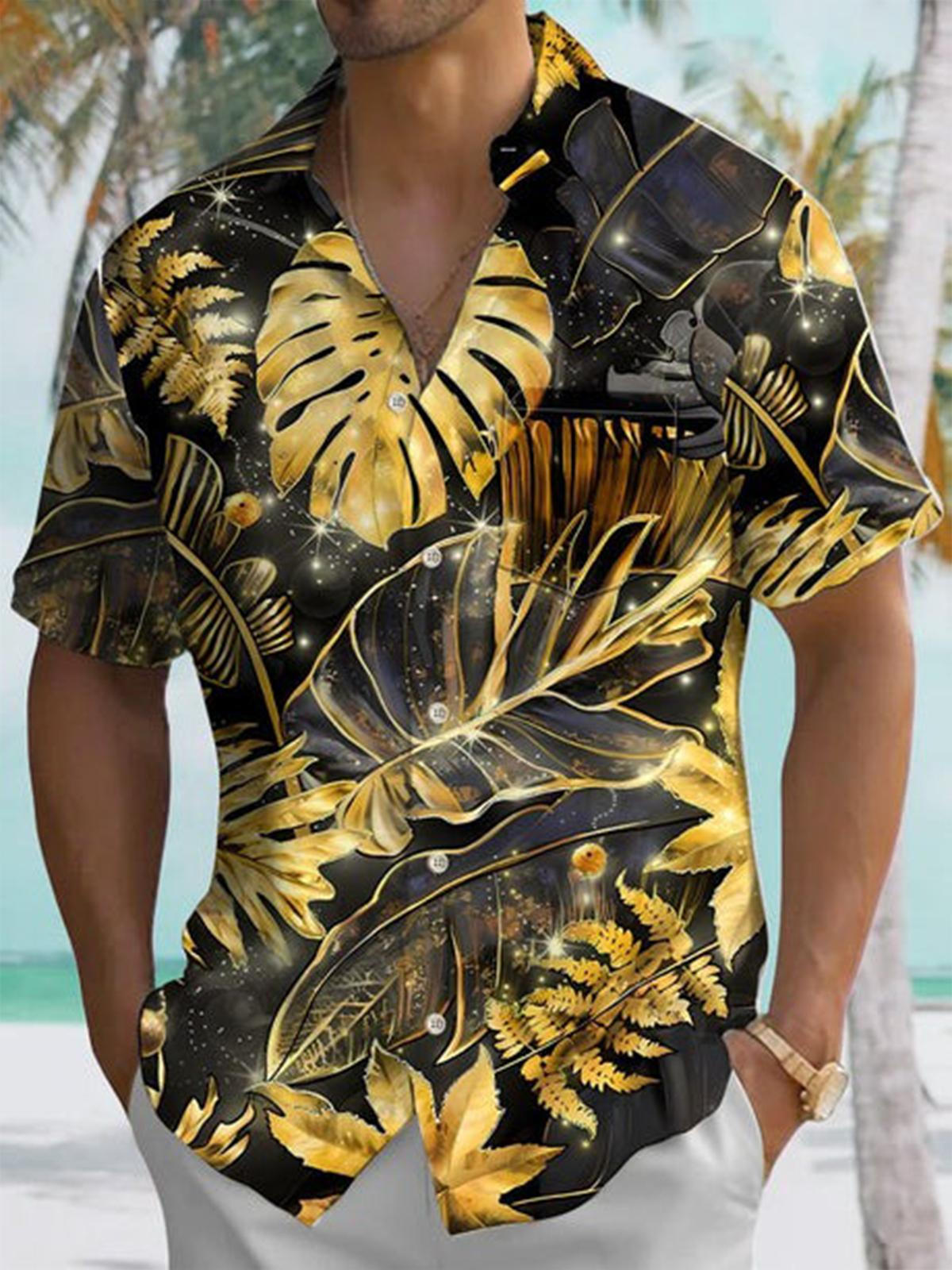 men's patterned sweater shirt front view