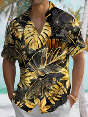 men's patterned sweater shirt front view