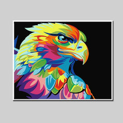 Malen-nach-Zahlen-Bunter Adler