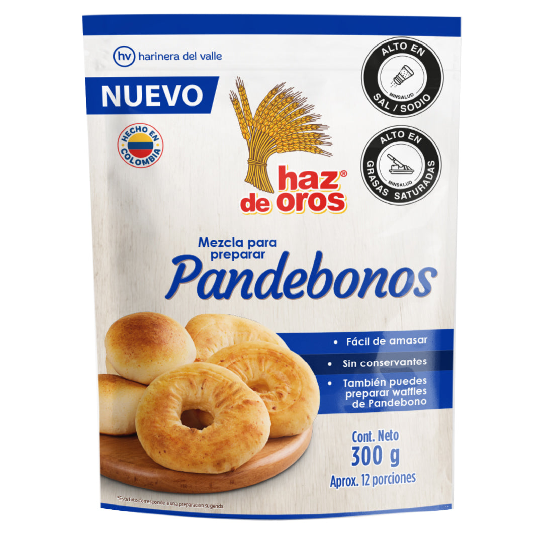 MEZCLA PANDEBONO HAZ DE OROS 300G
