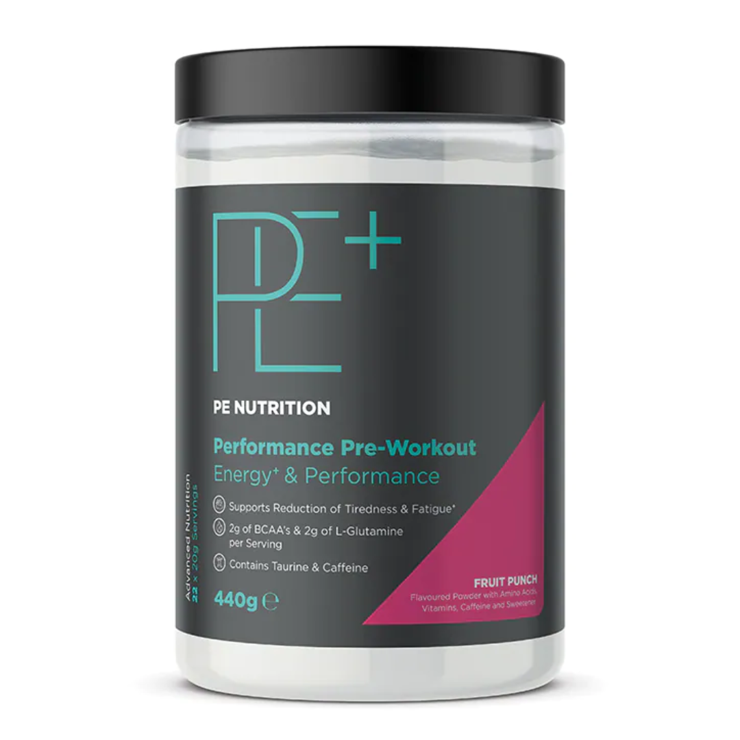 PE Nutrition Performance Pre-Workout Fruit Punch 440g | London Grocery