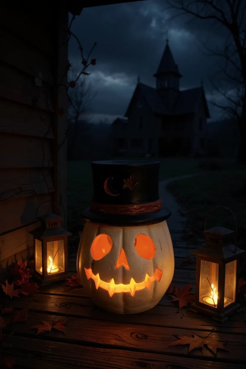 Jack the Warlock Clay Pumpkin