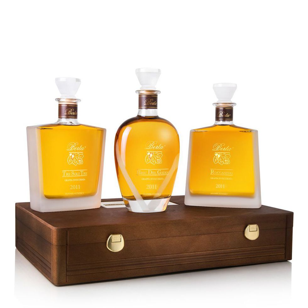 Casetta Grappa Cru Berta 3 bottiglie 2015 Berta Distilleria - Tivinum