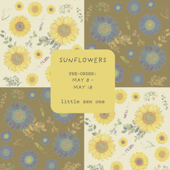 Sunflowers 2 in 1 City Bag by LennyLamb Bags