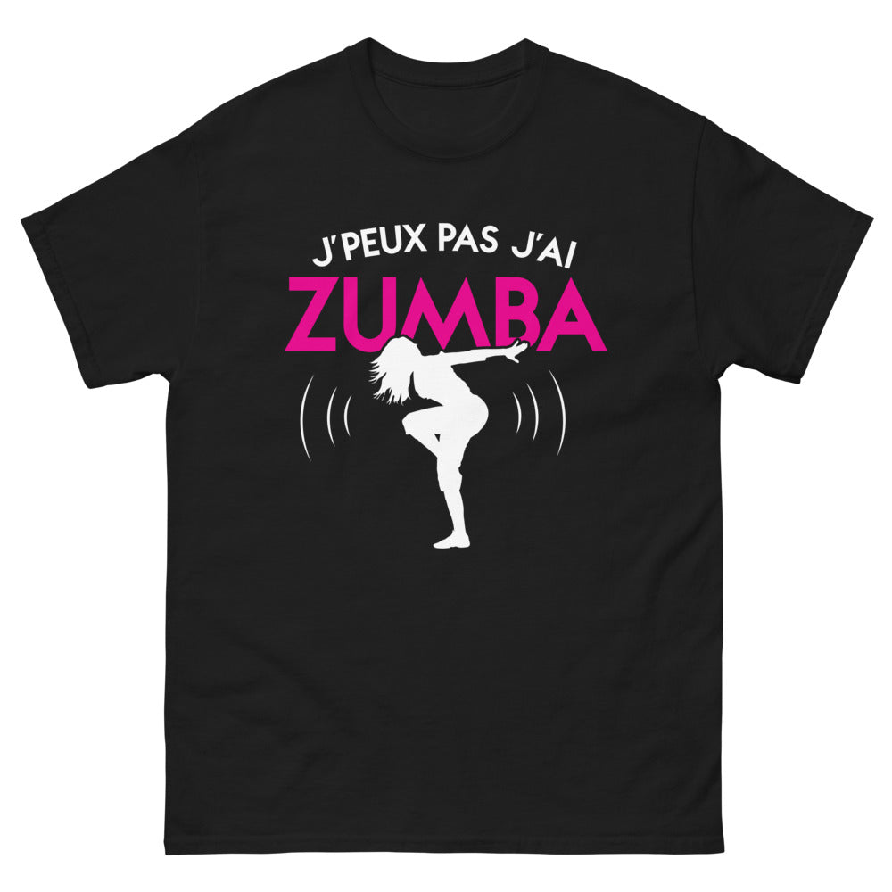 T-shirt Zumba noir - J'peux pas, j'ai Zumba