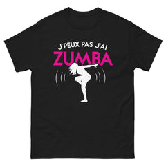 T-shirt Zumba noir - J'peux pas, j'ai Zumba