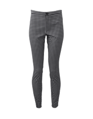 VICTORIA BY V. BECKHAM-Skinny Gingham Pant-