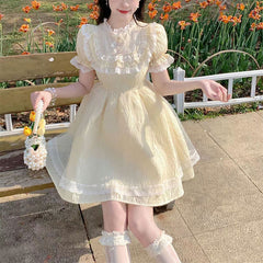 Yellow Sweetheart Dress - Dresses